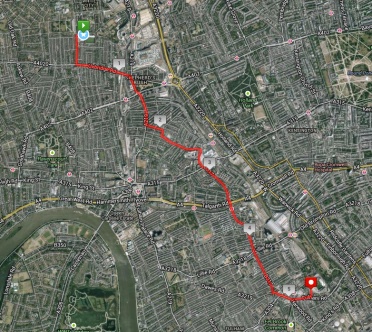 Loftus Rd to Stamford Bridge - 3.3 miles
