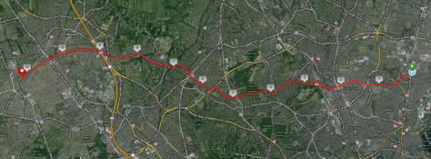 White Hart Lane to The Hive - 11.25 miles